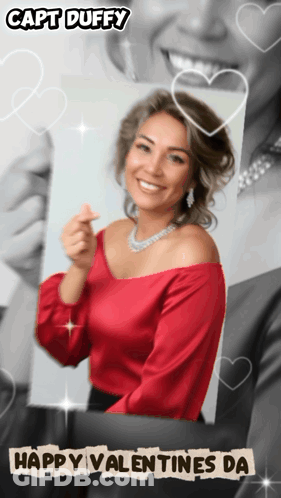 Woman Caption Duffy Happy Valentines Day GIF