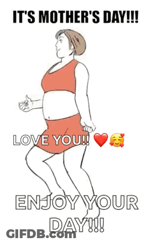 Woman Carrying Woman On Mother's Day GIF