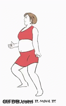 Woman Carrying Woman With See How I Move It GIF
