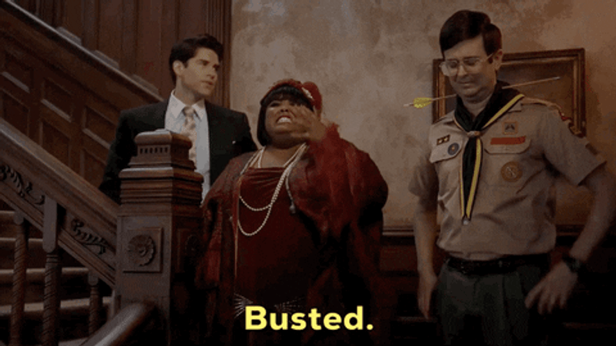 Woman Caught On Camera Busted GIF
