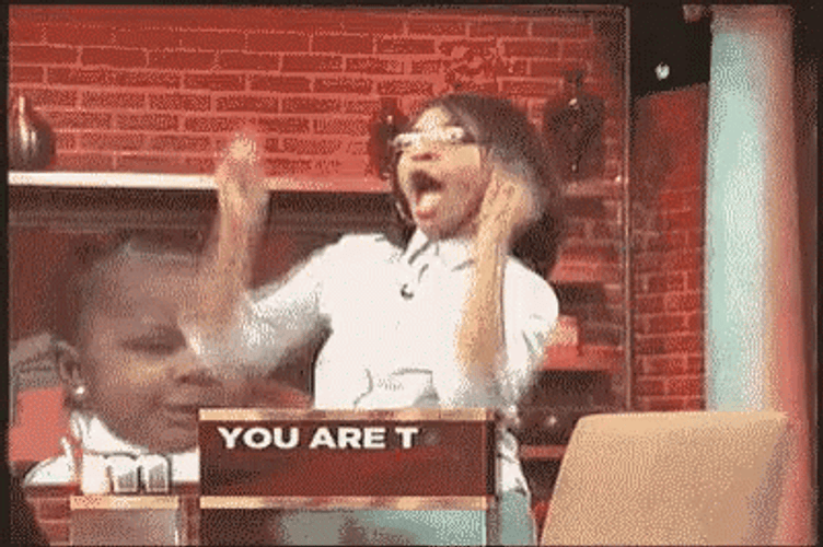 Woman Celebrating Dance In You Are Not The Father Show GIF