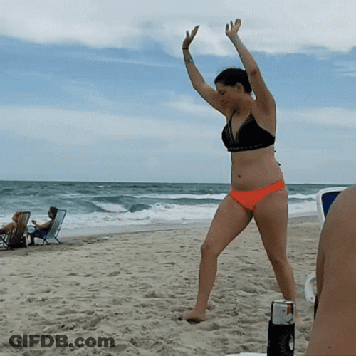 Woman Charming Cartwheel GIF