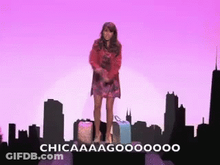 Woman City Skyline Chicaa Agooooo GIF