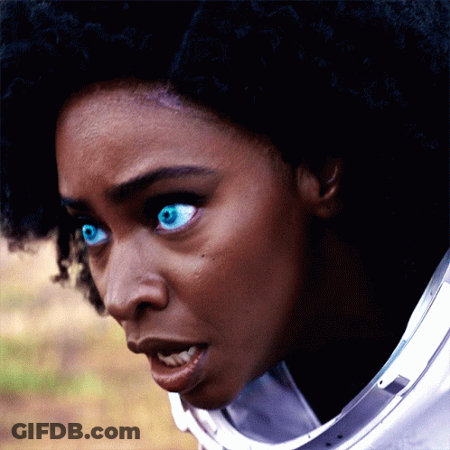 Woman Close Up Blue Eyes GIF