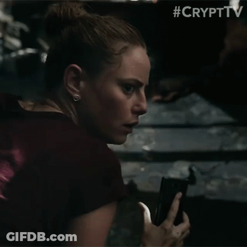Woman Close Up #Crypttv GIF