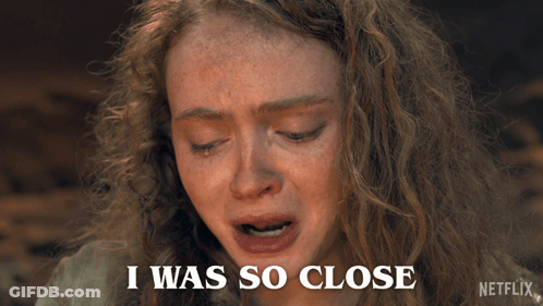 Woman Close Up I Was So Close GIF