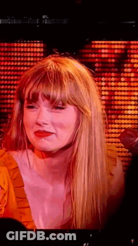 Woman Close Up On Stage With Screen GIF