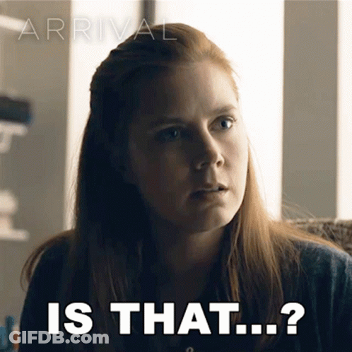 Woman Close Up Saying Is That GIF
