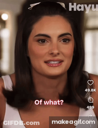 Woman Close-Up Saying What GIF