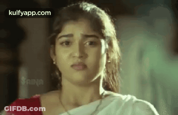 Woman Close Up Serious Expression GIF