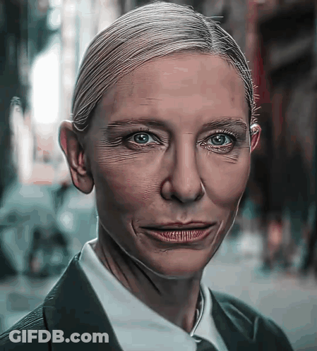 Woman Close Up Slight Smile GIF