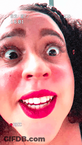 Woman Close Up With Date 03 07 1601 GIF