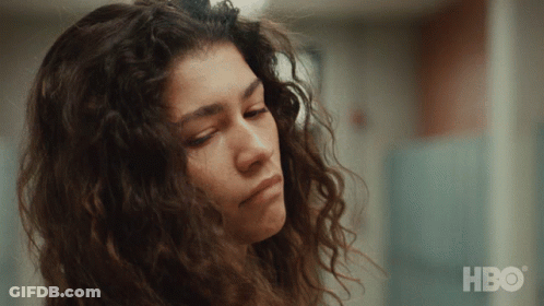 Woman Close Up With HBO Logo GIF