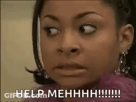Woman Close Up With Help Mehhh GIF