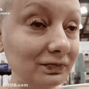 Woman Close Up With K Crankie GIF