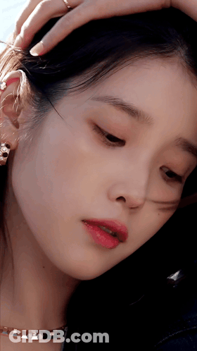 Woman Close Up With Red Lipstick GIF