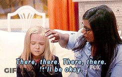 Woman Comforting Girl Saying There There It'll Be Okay GIF