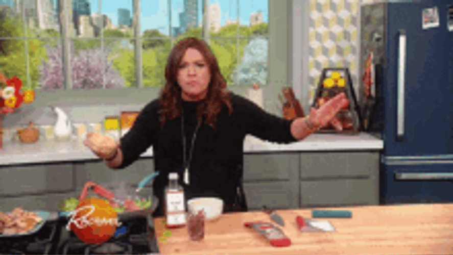 Woman Cooking Like A Pro GIF