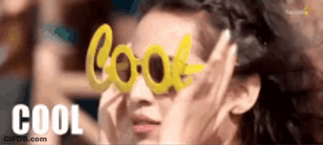 Woman Cool Cool Cool Sunglasses GIF