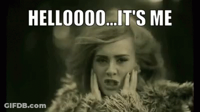 Woman Covering Face Saying Hellooooo GIF