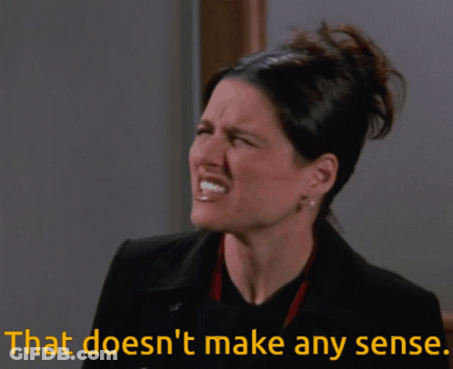 Woman Covering Face Saying That Doesnt Make Any Sense GIF