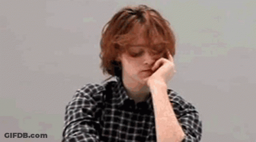 Woman Covering Face With Hand GIF