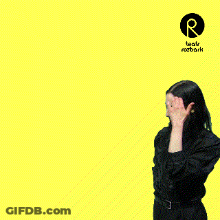 Woman Covering Face With Hands GIF