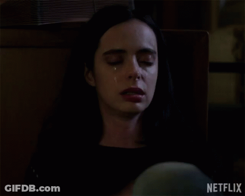 Woman Covering Face With Hands Netflix Logo GIF