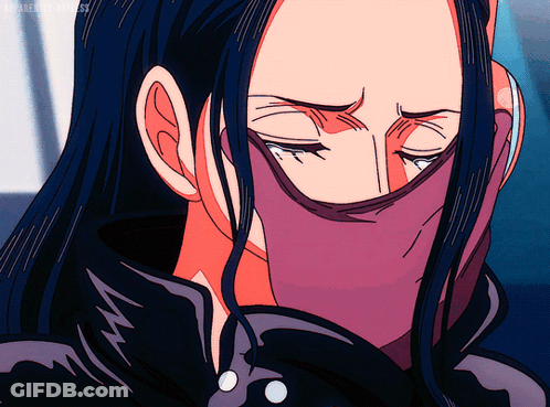 Woman Covering Face With Purple Cloth GIF