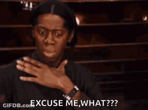 Woman Covering Mouth Saying Excuse Me What GIF