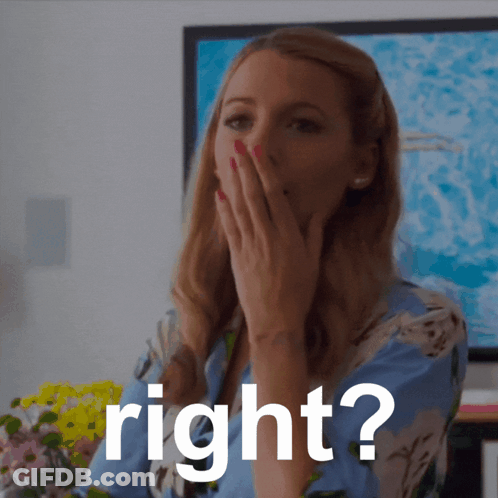 Woman Covering Mouth Saying Right GIF