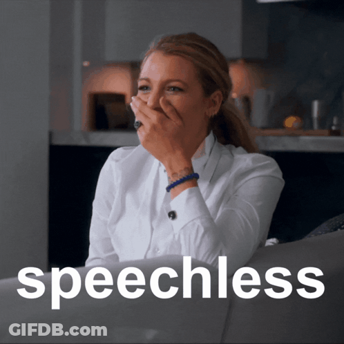 Woman Covering Mouth Speechless GIF