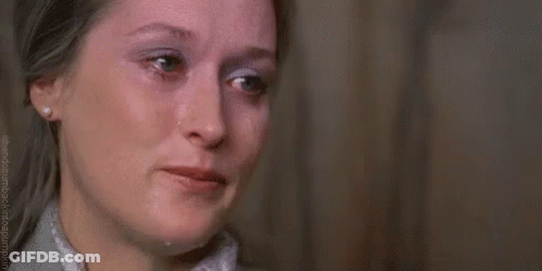 Woman Crying Close Up GIF