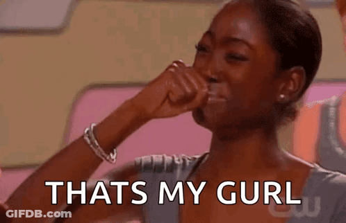 Woman Crying Covering Mouth Saying Thats My Curl GIF