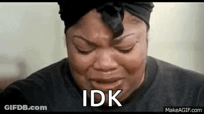 Woman Crying Eyes Closed Idk GIF