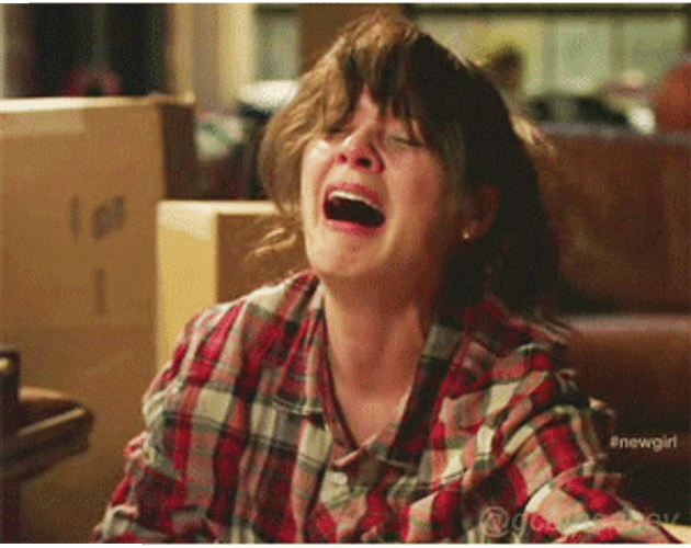Woman Crying Hard GIF