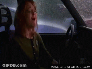 Woman Crying In Car GIF