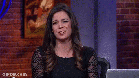 Woman Crying In Front Of Laptop GIF