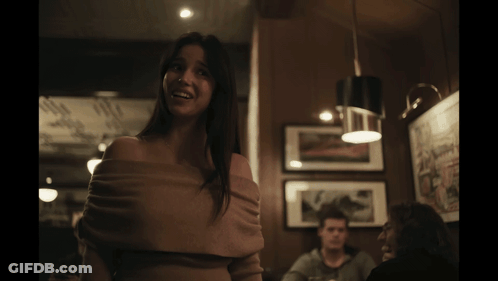 Woman Crying In Restaurant GIF