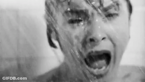 Woman Crying In Shower GIF