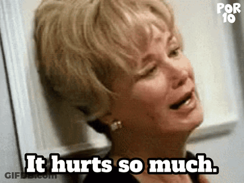 Woman Crying It Hurts So Much GIF