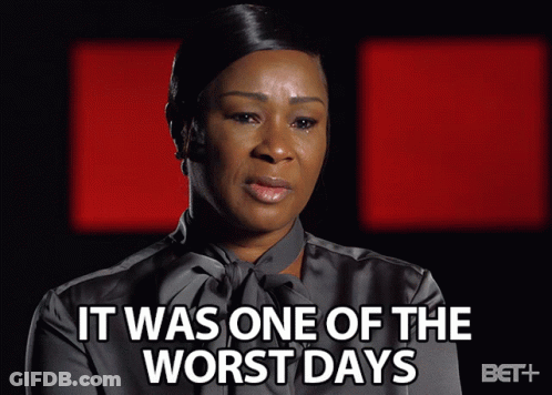 Woman Crying It Was One Of The Worst Days GIF