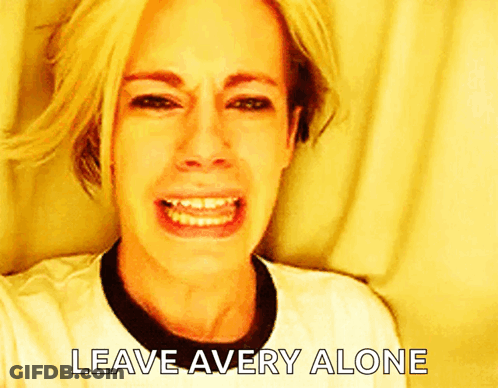 Woman Crying Leave Avery Alone GIF