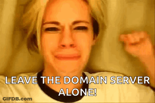 Woman Crying Leave The Domain Server Alone GIF