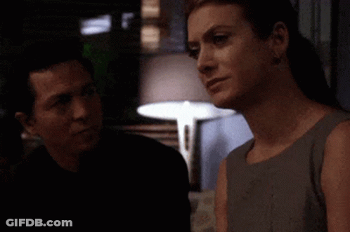 Woman Crying Next To Man GIF