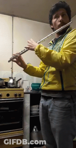 Woman Crying Playing Flute NCAA March Madness Scoreboard GIF