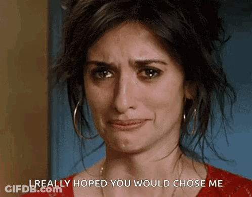 Woman Crying Saying Chose Me GIF