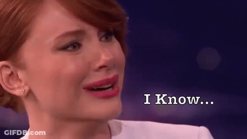 Woman Crying Saying I Know GIF
