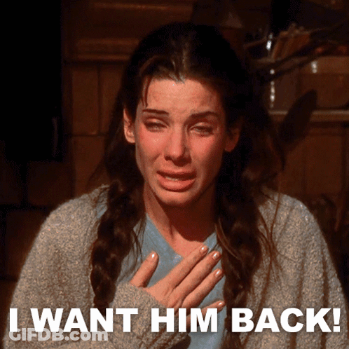 Woman Crying Saying I Want Him Back GIF