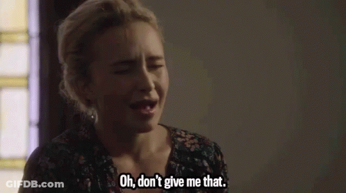 Woman Crying Saying Oh Don't Give Me That GIF